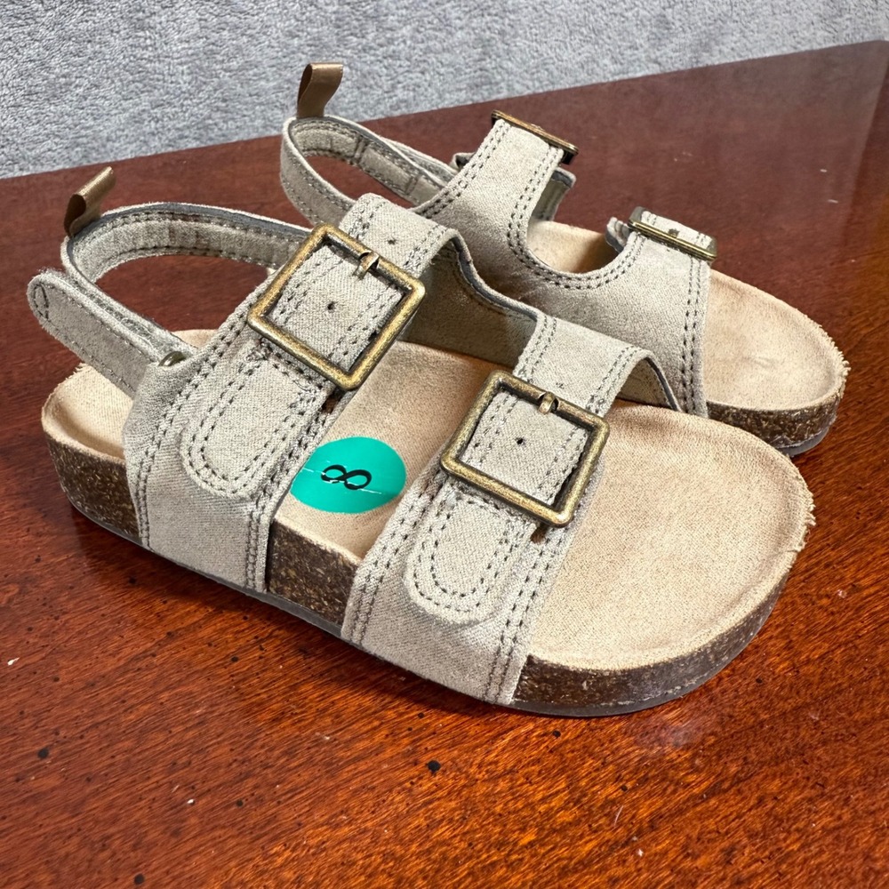 Oshkosh B'Gosh Toddler Boys Size 8 Bruno Double Buckle Slip-On Sandals